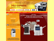 Tablet Screenshot of kwcopiers.com